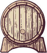 Front of a beer barrel